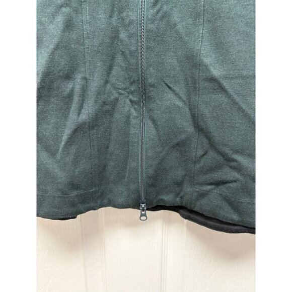 Title Nine Passport Ponte Dress Spruce Full Zip Mock Turtleneck Women’s Size M - Picture 4 of 8